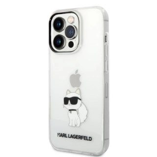 Etui Karl Lagerfeld KLHCP14XHNCHTCT do iPhone 14 Pro Max 6,7"hardcase Ikonik Choupette transparent