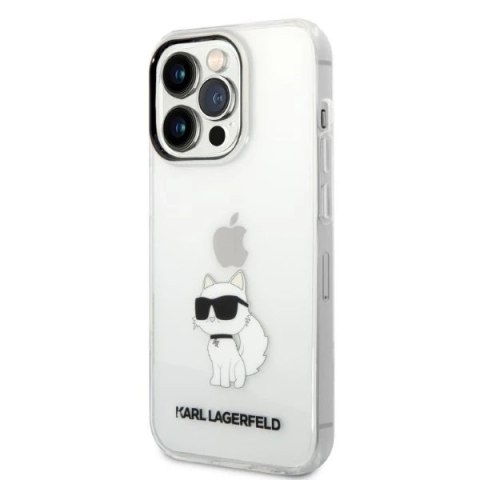 Etui Karl Lagerfeld KLHCP14XHNCHTCT do iPhone 14 Pro Max 6,7"hardcase Ikonik Choupette transparent