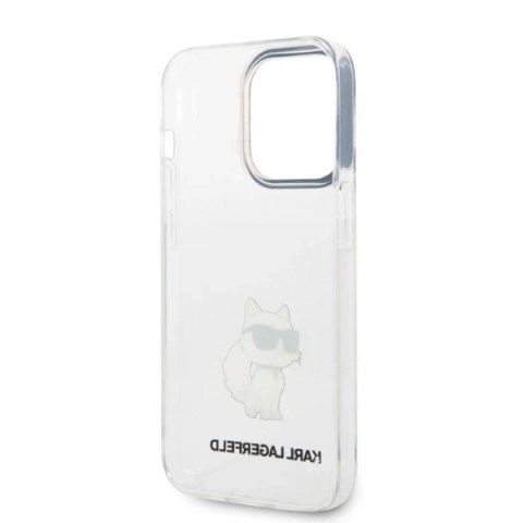 Etui Karl Lagerfeld KLHCP14XHNCHTCT do iPhone 14 Pro Max 6,7"hardcase Ikonik Choupette transparent