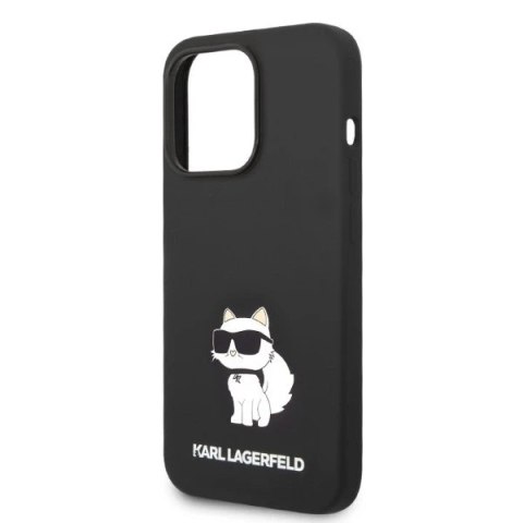 Etui Karl Lagerfeld KLHCP14XSNCHBCK do iPhone 14 Pro Max 6,7" hardcase Silicone Choupette czarny/black