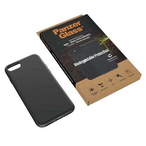 Etui PanzerGlass Biodegradable Case do iPhone SE 2022 / SE 2020 / 7 / 8 czarny/black 0346