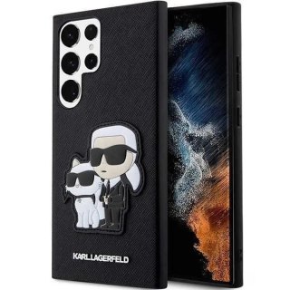 Karl Lagerfeld KLHCS23LSANKCPK do Samsung Galaxy S23 Ultra S918 hardcase czarny/black Saffiano Karl & Choupette