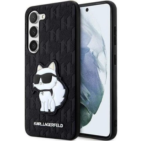 Karl Lagerfeld KLHCS23MSAKLHCPK do Samsung Galaxy S23+ S916 hardcase czarny/black Saffiano Monogram Choupette