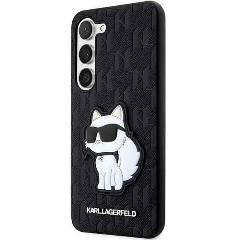 Karl Lagerfeld KLHCS23MSAKLHCPK do Samsung Galaxy S23+ S916 hardcase czarny/black Saffiano Monogram Choupette