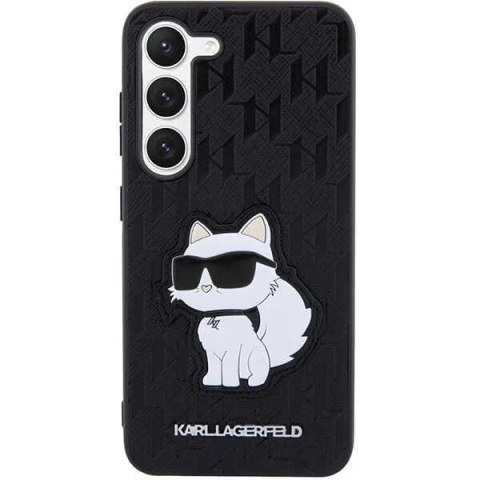 Karl Lagerfeld KLHCS23MSAKLHCPK do Samsung Galaxy S23+ S916 hardcase czarny/black Saffiano Monogram Choupette