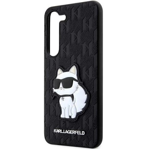 Karl Lagerfeld KLHCS23MSAKLHCPK do Samsung Galaxy S23+ S916 hardcase czarny/black Saffiano Monogram Choupette