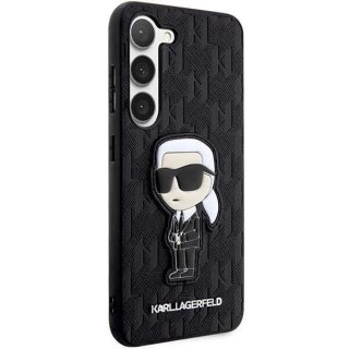 Karl Lagerfeld KLHCS23MSAKLHKPK do Samsung Galaxy S23+ S916 hardcase czarny/black Saffiano Monogram Ikonik