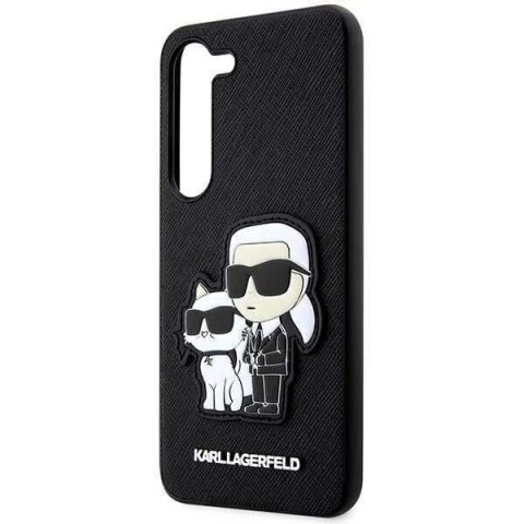 Karl Lagerfeld KLHCS23MSANKCPK do Samsung Galaxy S23+ S916 hardcase czarny/black Saffiano Karl & Choupette