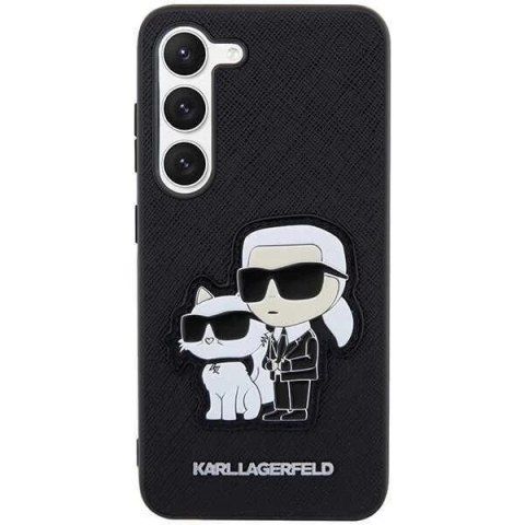 Karl Lagerfeld KLHCS23MSANKCPK do Samsung Galaxy S23+ S916 hardcase czarny/black Saffiano Karl & Choupette