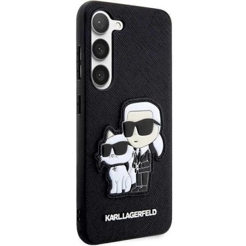 Karl Lagerfeld KLHCS23MSANKCPK do Samsung Galaxy S23+ S916 hardcase czarny/black Saffiano Karl & Choupette