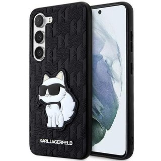 Karl Lagerfeld KLHCS23SSAKLHCPK do Samsung Galaxy S23 S911 hardcase czarny/black Saffiano Monogram Choupette
