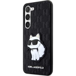 Karl Lagerfeld KLHCS23SSAKLHCPK do Samsung Galaxy S23 S911 hardcase czarny/black Saffiano Monogram Choupette