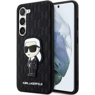 Karl Lagerfeld KLHCS23SSAKLHKPK do Samsung Galaxy S23 S911 hardcase czarny/black Saffiano Monogram Ikonik