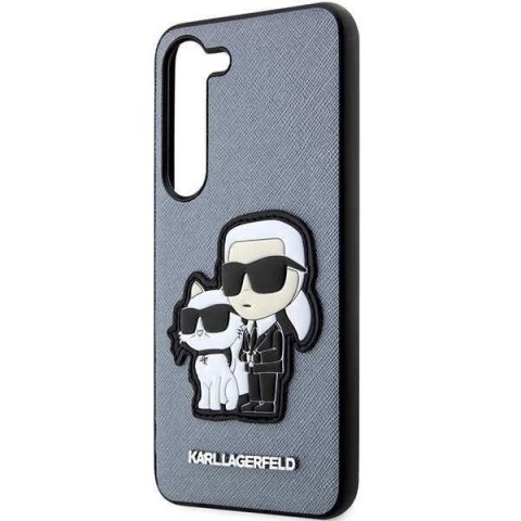 Karl Lagerfeld KLHCS23SSANKCPG do Samsung Galaxy S23 S911 hardcase szary/grey Saffiano Karl & Choupette