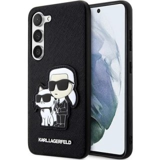 Karl Lagerfeld KLHCS23SSANKCPK do Samsung Galaxy S23 S911 hardcase czarny/black Saffiano Karl & Choupette