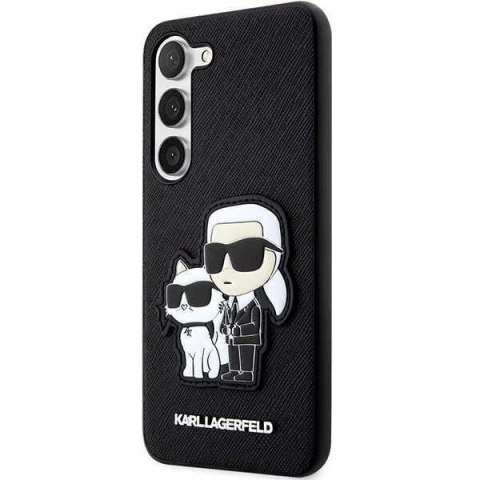 Karl Lagerfeld KLHCS23SSANKCPK do Samsung Galaxy S23 S911 hardcase czarny/black Saffiano Karl & Choupette