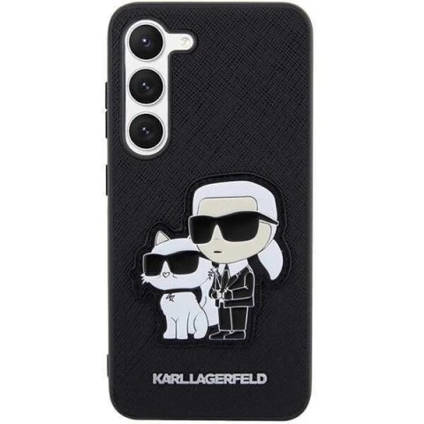 Karl Lagerfeld KLHCS23SSANKCPK do Samsung Galaxy S23 S911 hardcase czarny/black Saffiano Karl & Choupette