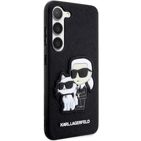 Karl Lagerfeld KLHCS23SSANKCPK do Samsung Galaxy S23 S911 hardcase czarny/black Saffiano Karl & Choupette