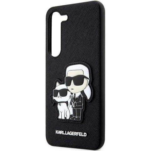Karl Lagerfeld KLHCS23SSANKCPK do Samsung Galaxy S23 S911 hardcase czarny/black Saffiano Karl & Choupette