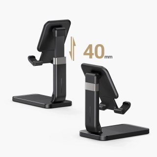 Stojak UGREEN biurkowy teleskopowy składana podstawka na telefon tablet czarny (LP427)