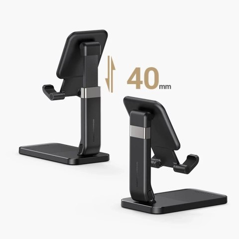 Stojak UGREEN biurkowy teleskopowy składana podstawka na telefon tablet czarny (LP427)