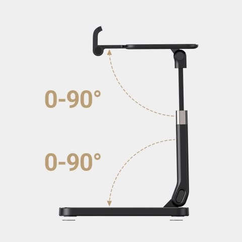 Stojak UGREEN biurkowy teleskopowy składana podstawka na telefon tablet czarny (LP427)
