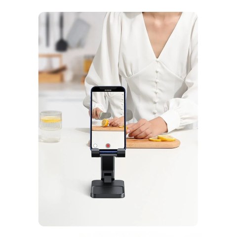 Stojak UGREEN biurkowy teleskopowy składana podstawka na telefon tablet czarny (LP427)