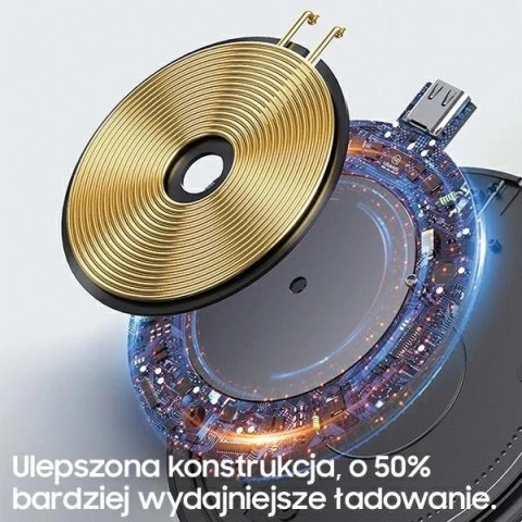 USAMS Ładowarka indukcyjna US-CD149 15W Ultra thin biały/white CD149DZ02