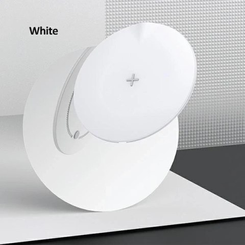 USAMS Ładowarka indukcyjna US-CD149 15W Ultra thin biały/white CD149DZ02