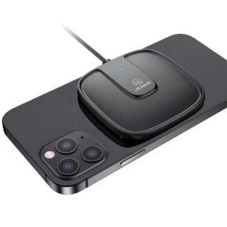 USAMS Ładowarka indukcyjna US-CD153 magnetic 15W iPhone 12 series czarny/black CD153DZ01