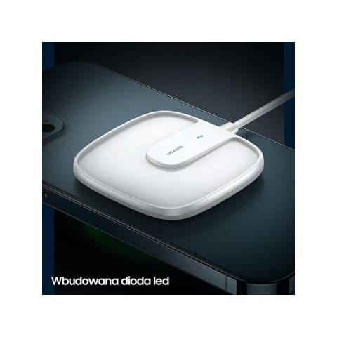 USAMS Ładowarka indukcyjna US-CD159 magnetic W1 15W Extra-thin iPhone 12 series czarny/black CD159DZ01