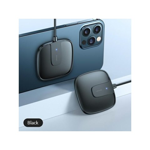 USAMS Ładowarka indukcyjna US-CD159 magnetic W1 15W Extra-thin iPhone 12 series czarny/black CD159DZ01