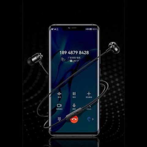 USAMS Słuchawki stereo EP-44 jack 3.5mm czarny/black HSEP4401 (US-SJ548)