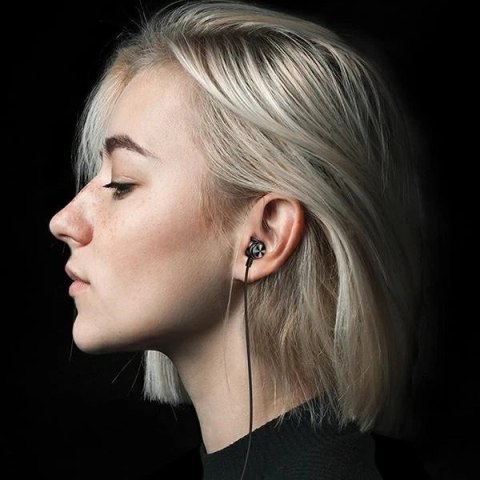 USAMS Słuchawki stereo EP-44 jack 3.5mm czarny/black HSEP4401 (US-SJ548)