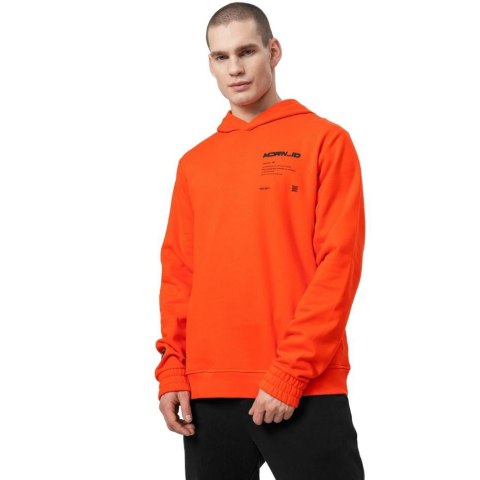 Bluza męska 4F pomarańczowy neon H4Z22 BLM025 70N Bluza męska 4F pomarańczowy neon H4Z22 BLM025 70N