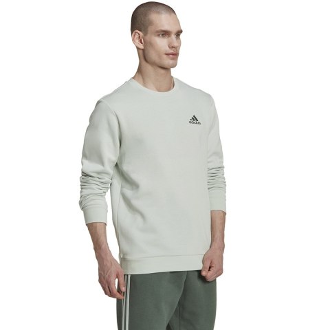 Bluza męska adidas Essentials Fleece zielona HL2281 Bluza męska adidas Essentials Fleece zielona HL2281