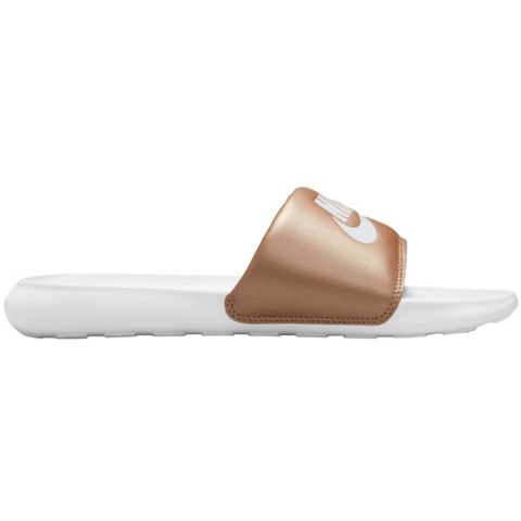 Klapki damskie Nike Victori One Slide brązowo-białe CN9677 900 Klapki damskie Nike Victori One Slide brązowo-białe CN9677 900