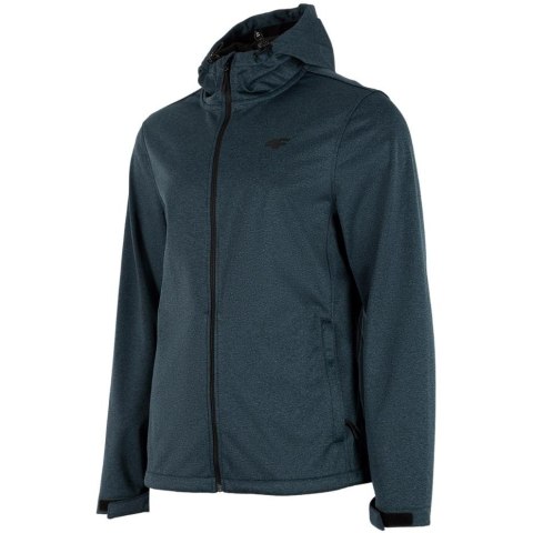 Kurtka męska 4F softshell ciemny granat melanż H4Z22 SFM350 30M Kurtka męska 4F softshell ciemny granat melanż H4Z22 SFM350 30M