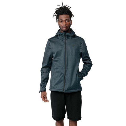 Kurtka męska 4F softshell ciemny granat melanż H4Z22 SFM350 30M Kurtka męska 4F softshell ciemny granat melanż H4Z22 SFM350 30M