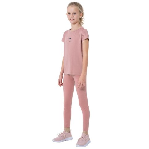 Legginsy dla dziewczynki 4F ciemny róż HJZ22 JSPDF002 53S Legginsy dla dziewczynki 4F ciemny róż HJZ22 JSPDF002 53S