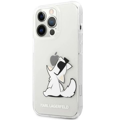 Etui Karl Lagerfeld KLHCP14XCFNRC do iPhone 14 Pro Max 6,7" hardcase Choupette Fun przeźroczysty/transparent