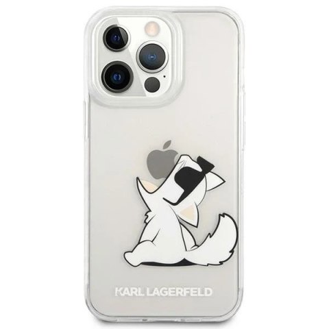 Etui Karl Lagerfeld KLHCP14XCFNRC do iPhone 14 Pro Max 6,7" hardcase Choupette Fun przeźroczysty/transparent