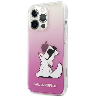 Etui Karl Lagerfeld KLHCP14XCFNRCPI do iPhone 14 Pro Max 6,7" hardcase Choupette Fun różowy/pink