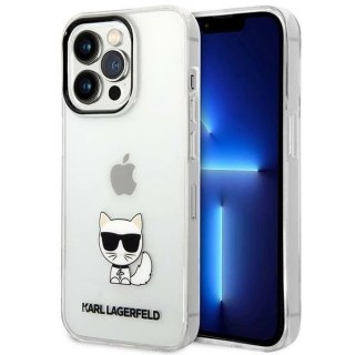 Etui Karl Lagerfeld KLHCP14XCTTR do iPhone 14 Pro Max 6,7" hardcase Choupette Body przeźroczysty/transparent