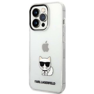 Etui Karl Lagerfeld KLHCP14XCTTR do iPhone 14 Pro Max 6,7" hardcase Choupette Body przeźroczysty/transparent