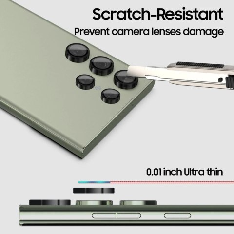 Osłona Aparatu WhiteStone EZ Camera Protector do Samsung Galaxy S23 Ultra Clear