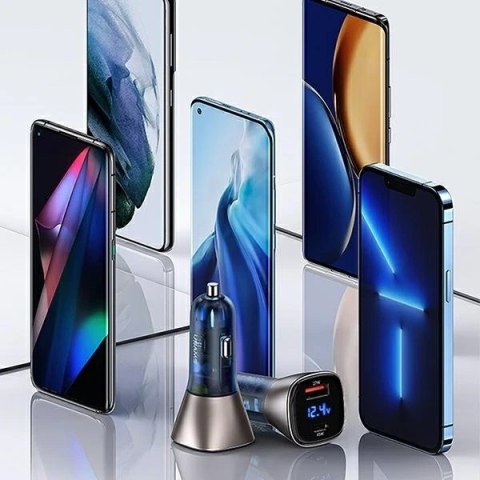 USAMS Ład. sam. C29 72W USB-A/USB-C Fast Charge jasno złoty/light gold CC155CC01 (US-CC155)