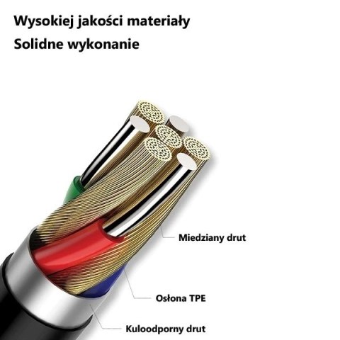 USAMS Słuchawki stereo EP-36 3,5 mm stalowy/tarnish HSEP3602