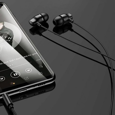 USAMS Słuchawki stereo EP-36 3,5 mm stalowy/tarnish HSEP3602