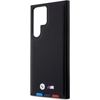 Etui BMW BMHCS23L22PTDK do Samsung Galaxy S23 Ultra S918 Leather Stamp Tricolor czarny/black